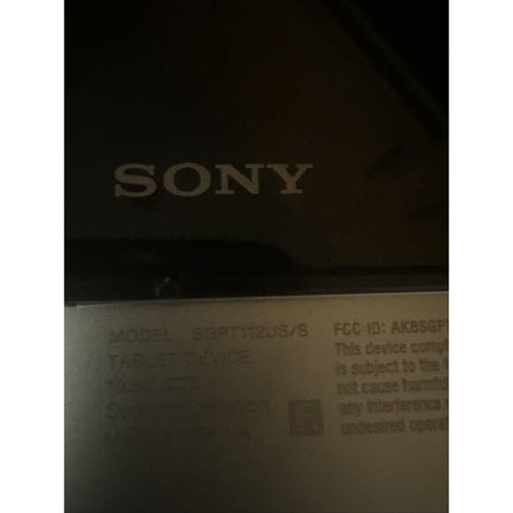 Lot Of 2 SONY XPERIA S Tablet Android 10.1 inch Black Locked Tested Both Work - Picture 12 of 13